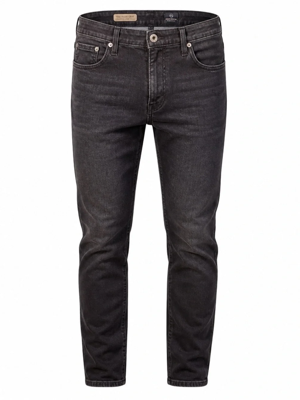 Slim Fit Men's Jeans in Washed Black
